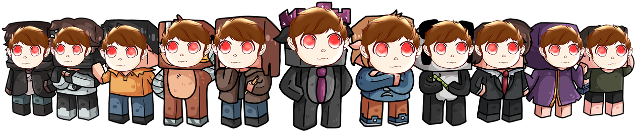 Minecraft Account - Cartoon Clipart (1280x297), Png Download