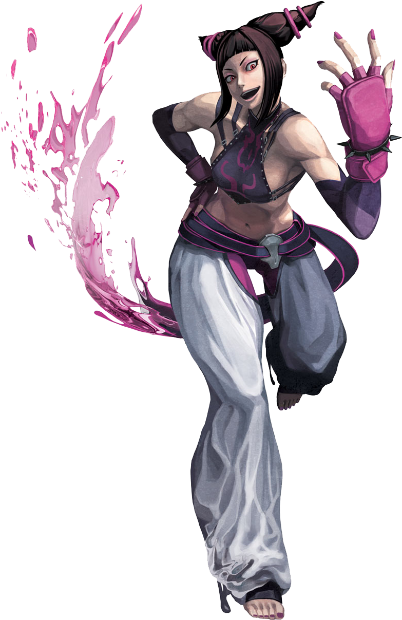 From Street Fighter X Tekken - Juri Han Street Fighter 4 Clipart (850x1250), Png Download