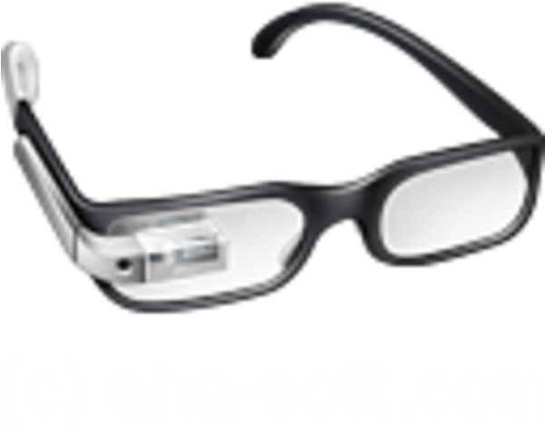 Cool Google Glasses Icon Image - Google Glass Icon Png Clipart (600x600), Png Download