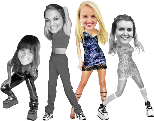 Wedding Party Girls Wedding Party Girls Wedding Party - Girl Clipart (674x540), Png Download