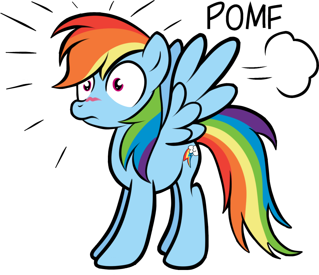 Pomf Rainbow Dash Twilight Sparkle Pinkie Pie Pony - Rainbow Dash And Applejack Clipart (1199x898), Png Download