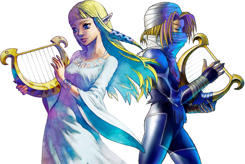 "the Definitive Answer Is That Sheik Is A Woman Simply - Sheik Zelda Clipart (800x537), Png Download
