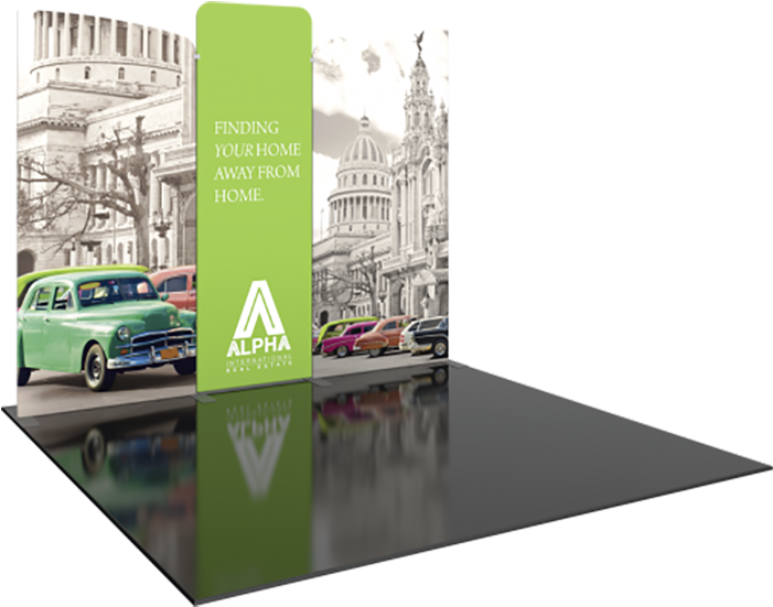 Alpha 10x10 Tension Fabric - Flyer Clipart (800x700), Png Download