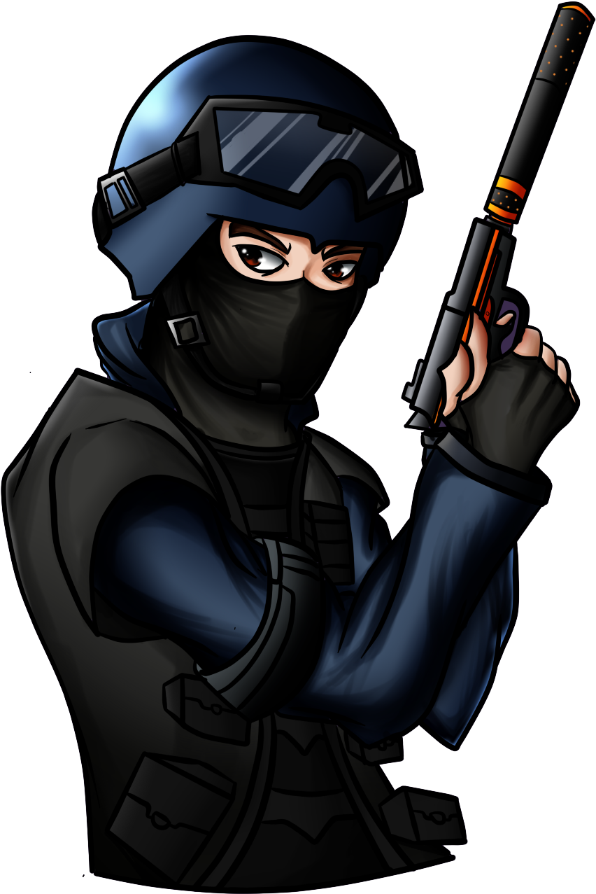 Csgo Guy Png - Cs Go Counter Terrorists Png Clipart (1200x1500), Png Download