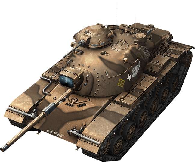 M60 В World Of Tanks Blitz - King Tiger Wot Console Clipart (870x635), Png Download