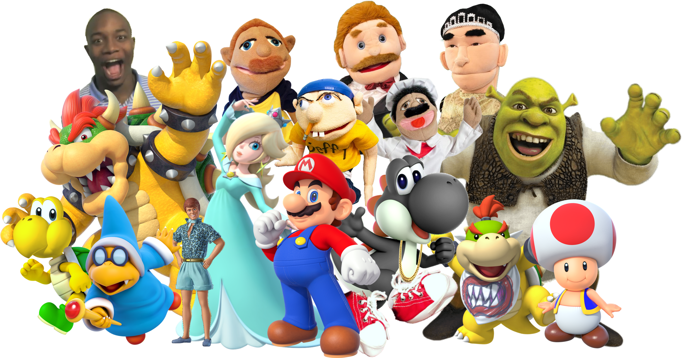 Sml Mario Png Clipart (2343x1316), Png Download