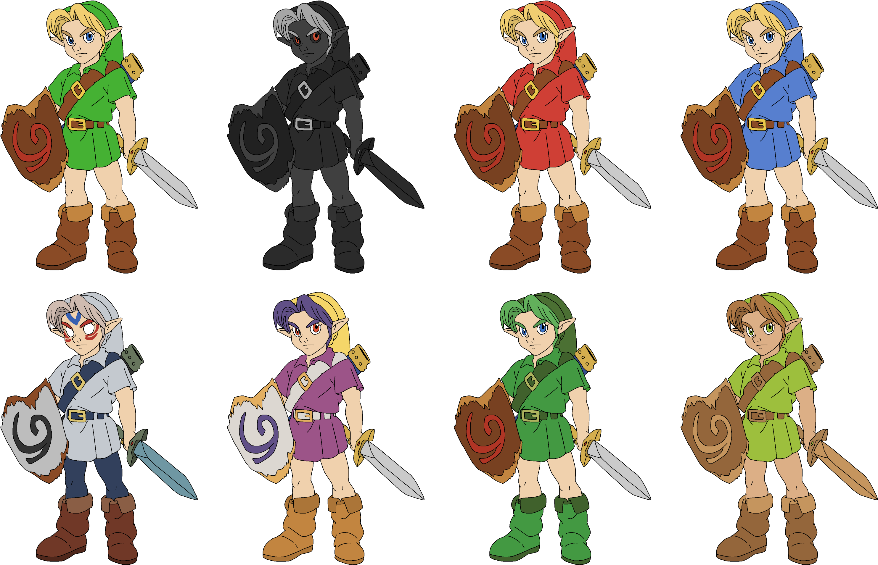 Lizuka's All-purpose Smash Bros - Cartoon Clipart (3000x1950), Png Download