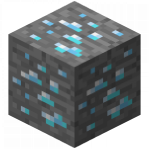 Evermorecr Images Diamond Ore Of Minecraft Wallpaper - Minecraft Diamond Ore Clipart (620x620), Png Download