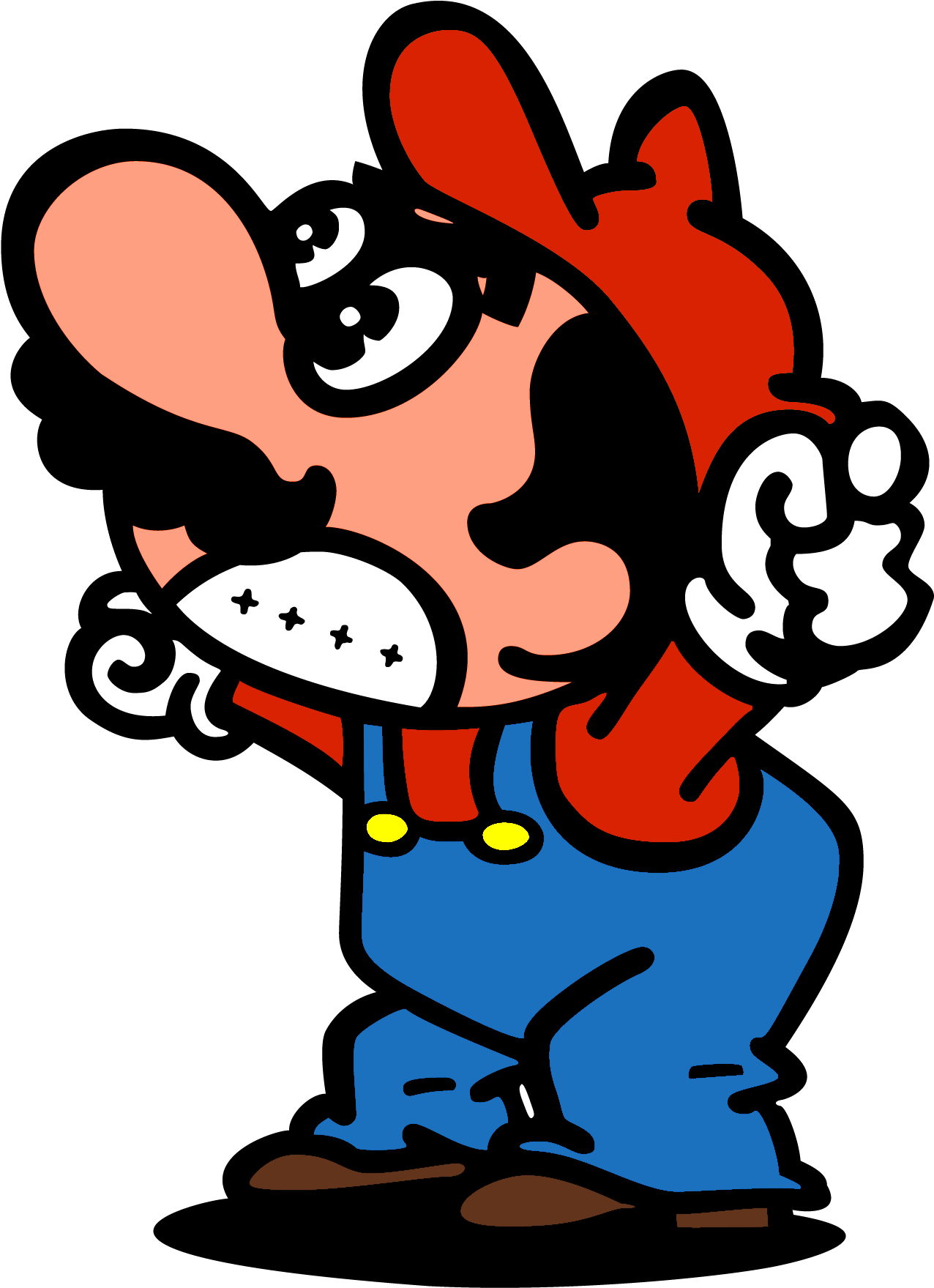 View Samegoogleiqdbsaucenao Mario , - Mario Bros Arcade Clipart (1301x1793), Png Download