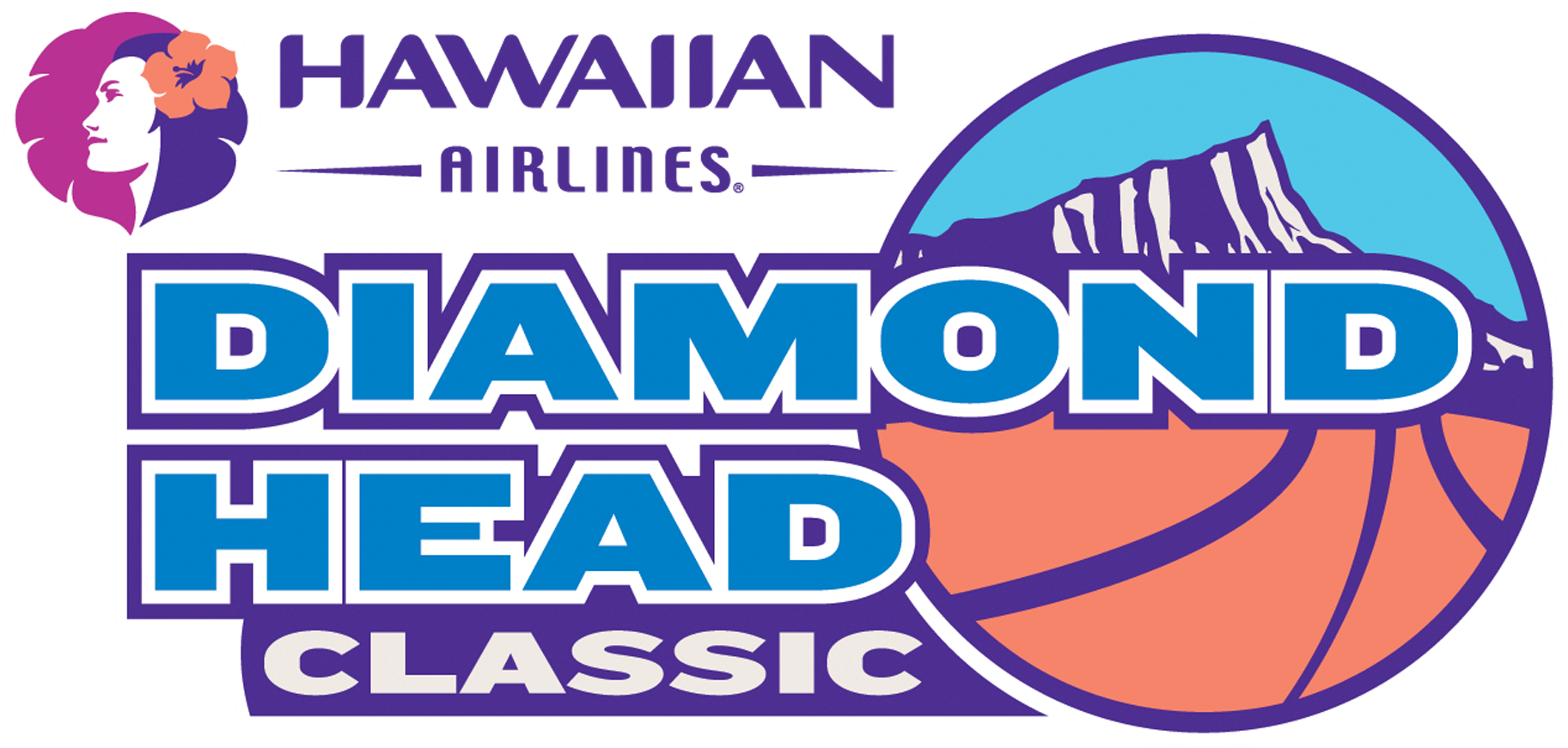 Hawaiilogo - Diamond Head Classic Logo Clipart (1920x1080), Png Download
