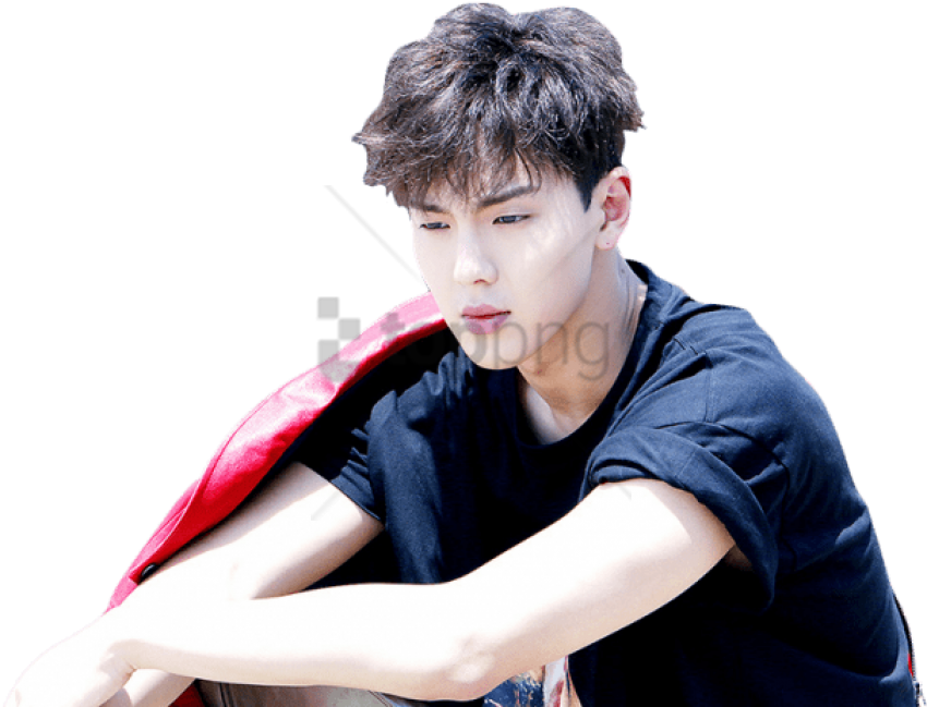 Free Png Shownu Photoshoot Shine Forever Png Image - Shownu Monsta X Png Clipart (850x649), Png Download