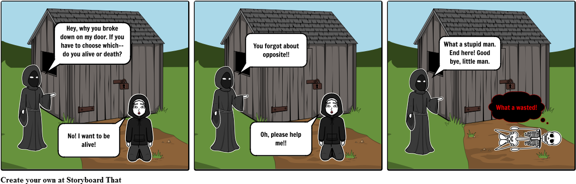 Grim Reaper - Cartoon Clipart (1164x385), Png Download