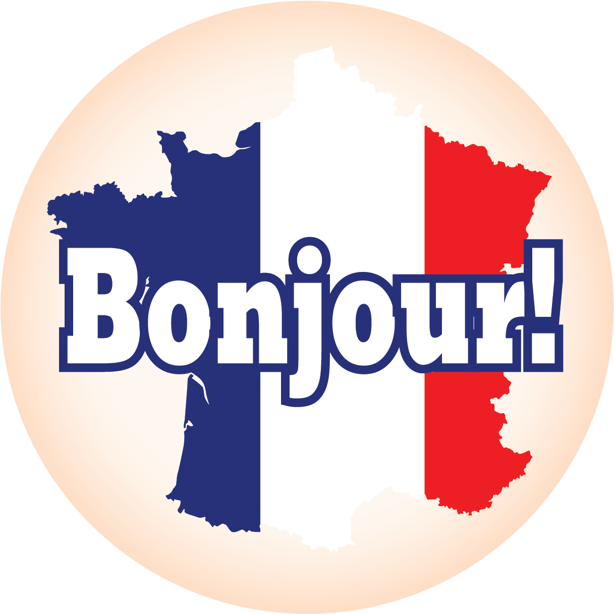 France Map Icon , Png Download - French Language Class Clipart (1217x1217), Png Download