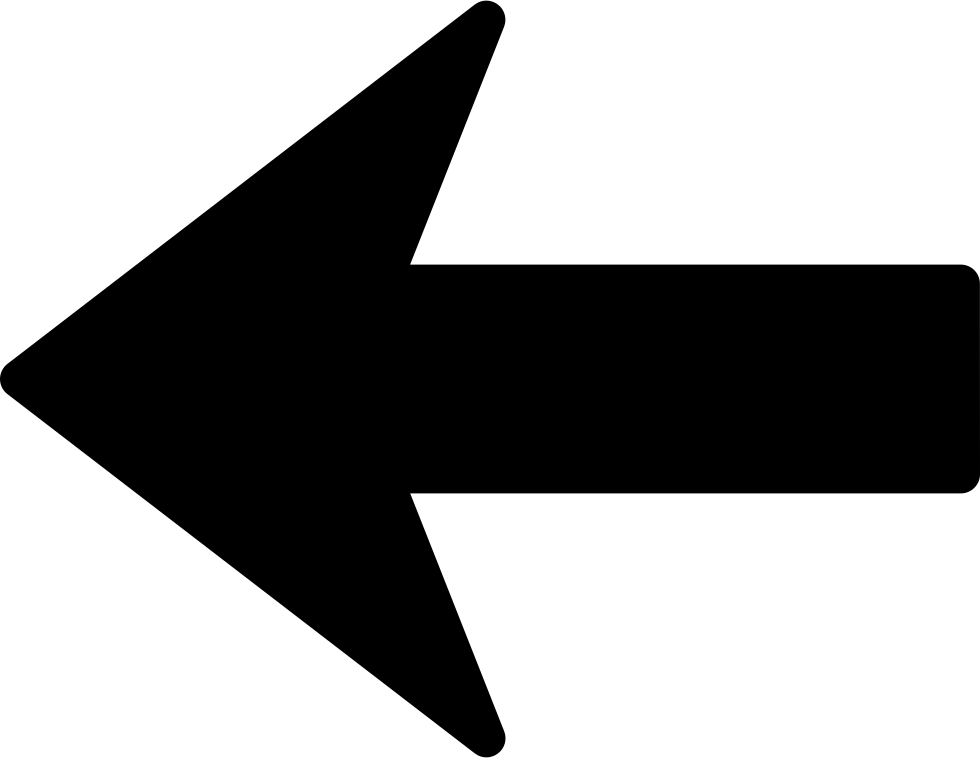 Arrow Silhouette Png - Arrow Left Clipart (980x758), Png Download