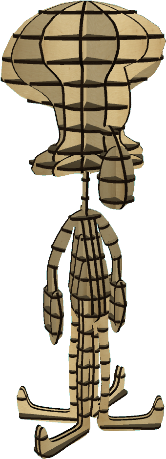 Squidward Category - Illustration Clipart (1000x1000), Png Download