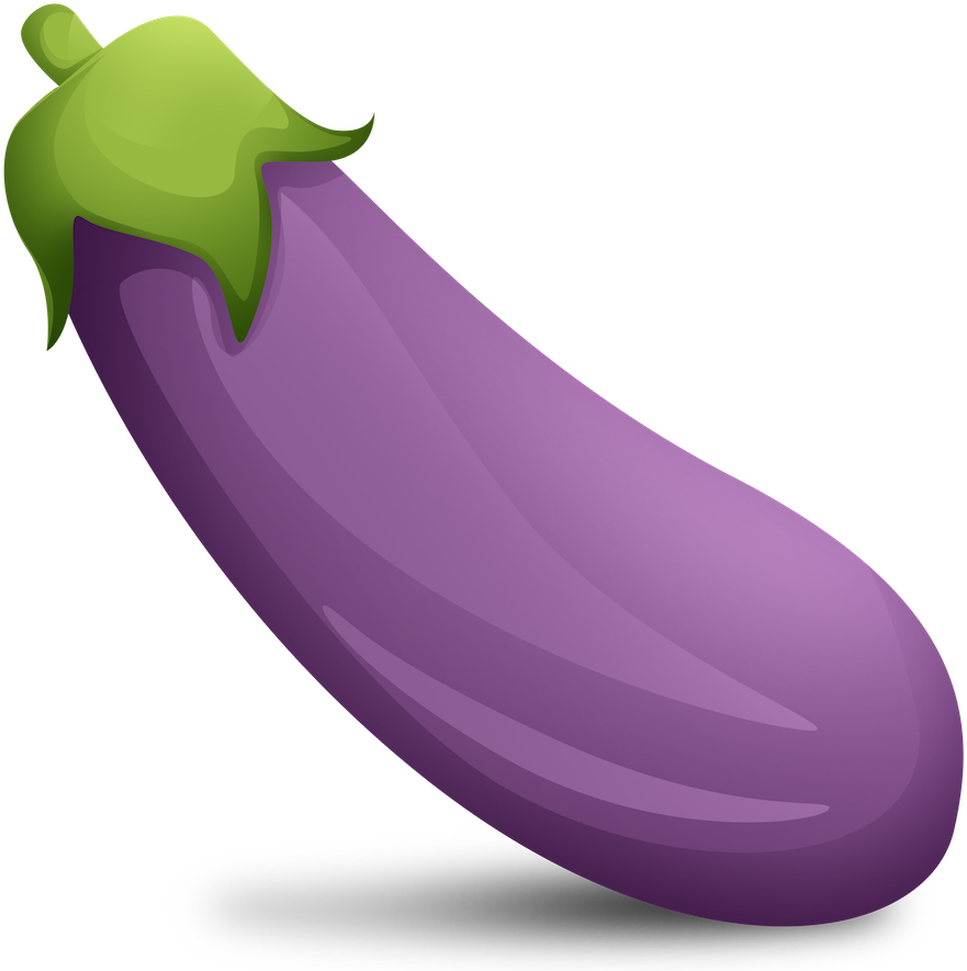 Eggplant Emoji Png Veiny Eggplant Emoji Clipart Large Size Png