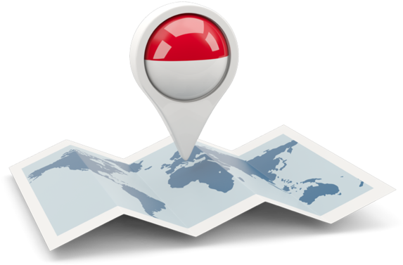 Indonesia Map Icon Png Clipart (640x480), Png Download