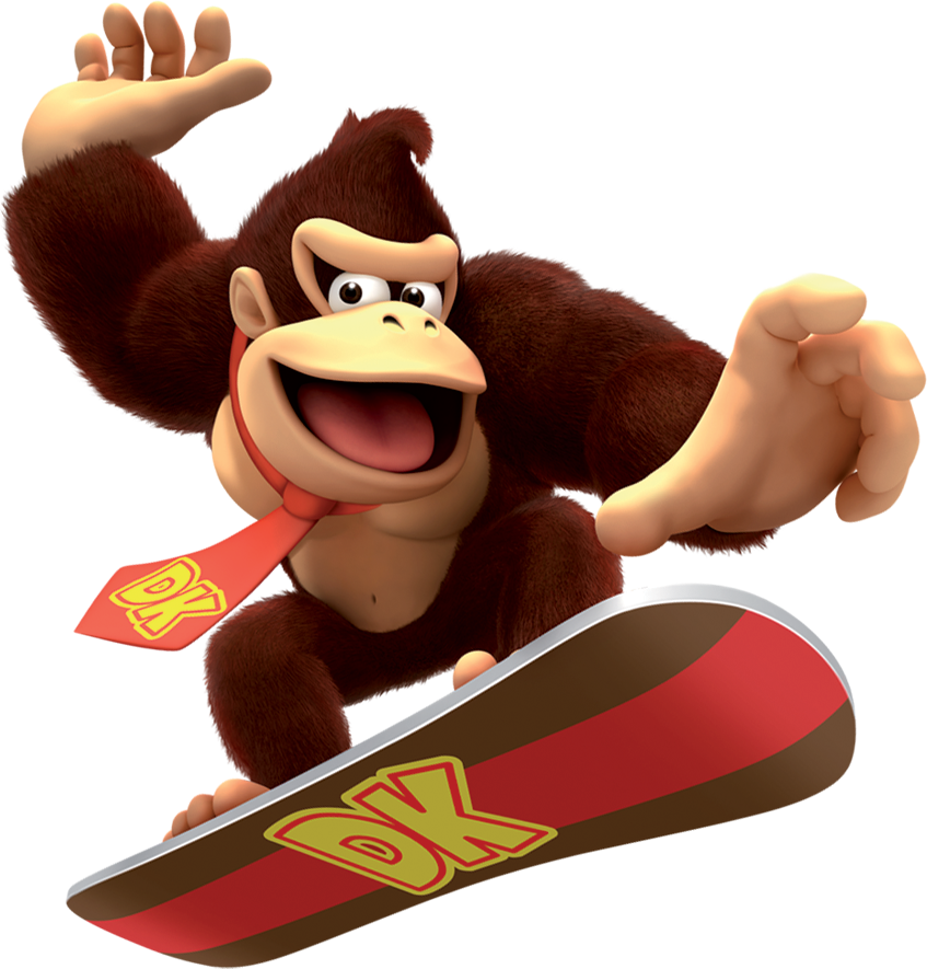 Donkey Kong Png Image - Mario And Sonic At The Olympic Winter Games Donkey Clipart (847x885), Png Download