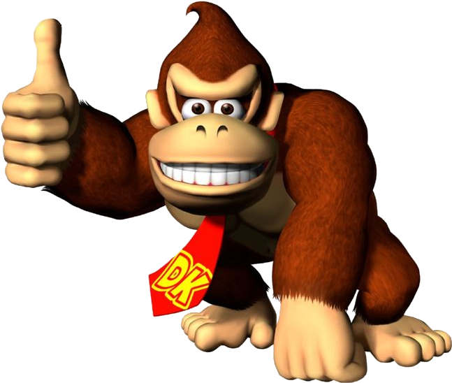 Donkey Kong Ok , Png Download Clipart (647x548), Png Download
