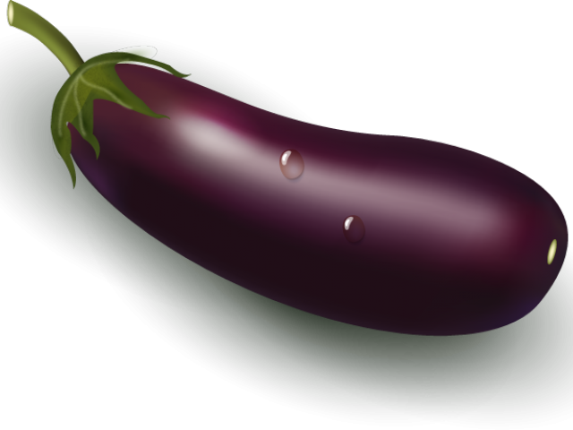Eggplant Png Transparent Images - Eggplant Clipart (640x480), Png Download