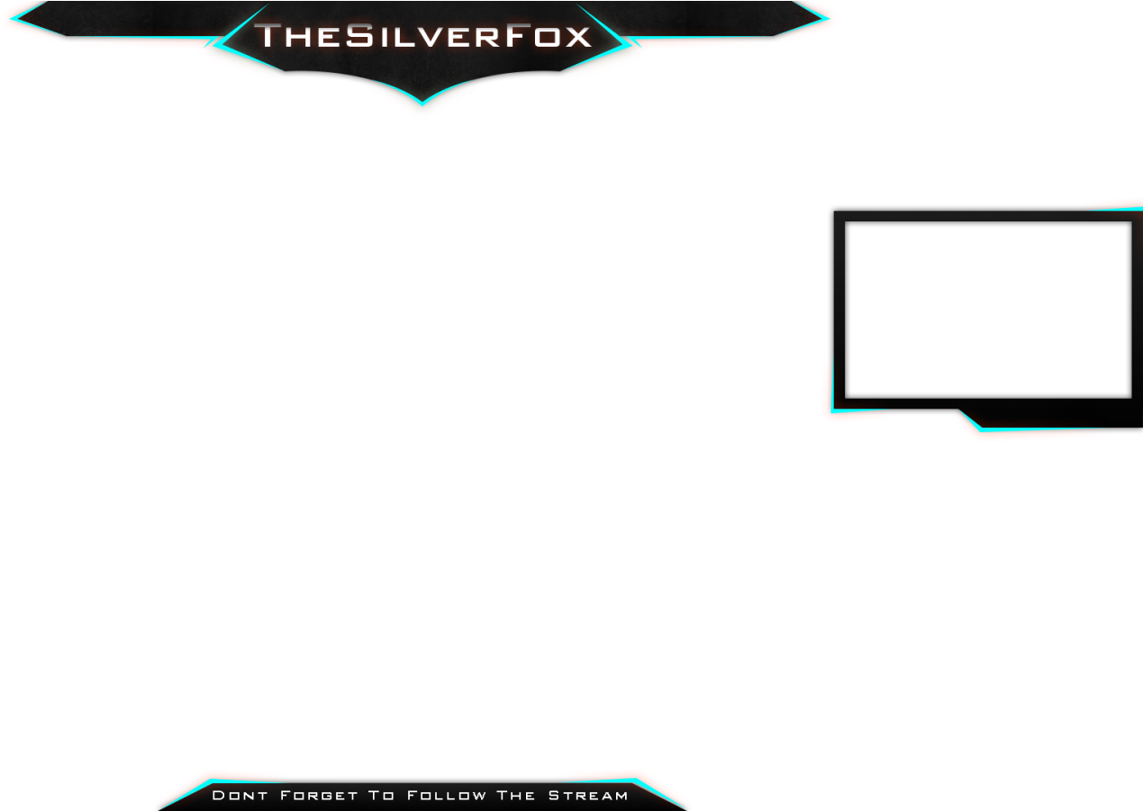 Latest Stream Overlay Design For The Silver Fox - Youtube Stream Overlay Clipart (1600x900), Png Download