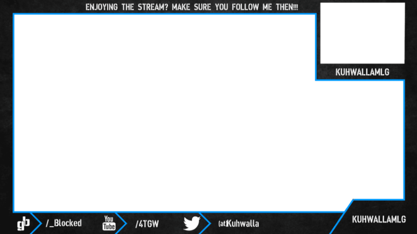 Free Png Download Twitch Overlay With Webcam Png Images - Twitch Overlay With Cam Clipart (850x478), Png Download