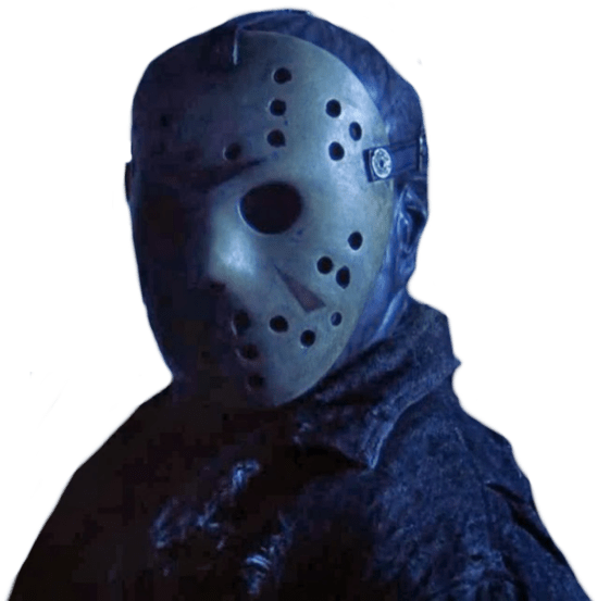 Jason Voorhees Transparent Transparent Background - Goaltender Mask Clipart (1379x580), Png Download