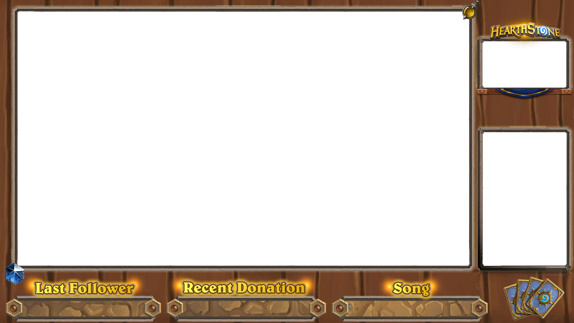 Stream Overlay Hearthstone2 - Hearthstone Clipart (1920x1080), Png Download