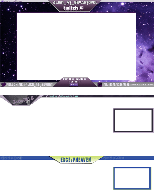 I Will Make You A Twitch Stream Overlay - Png Twitch Steam Overlay Clipart (612x792), Png Download