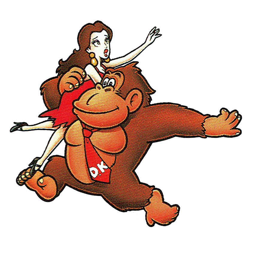 Donkey Kong - Donkey Kong 94 Game Boy Clipart (859x859), Png Download