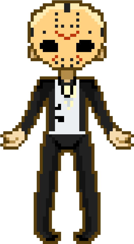 Jason Voorhees - Cartoon Clipart (696x1200), Png Download