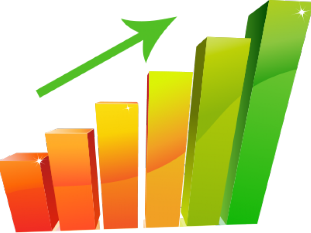 Bar Graph Increase Png Clipart (640x480), Png Download