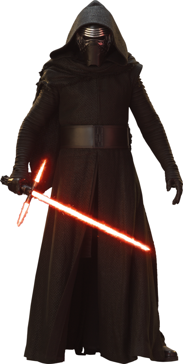 Kylo Ren Png - Kylo Ren Star Wars Png Clipart (635x1258), Png Download