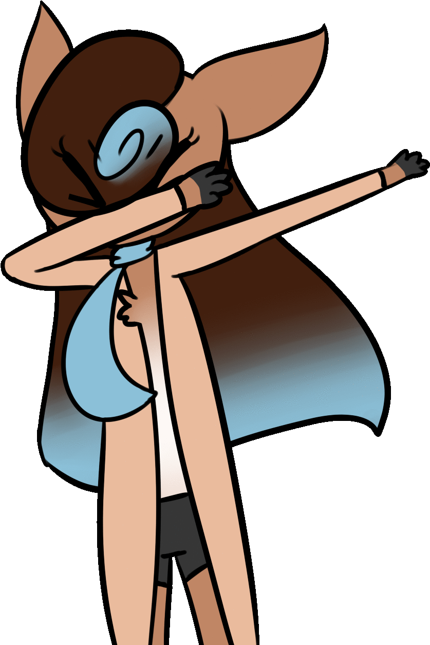 Dab Sticker Source - Furry Dab Gif Clipart - Large Size Png Image - PikPng.
