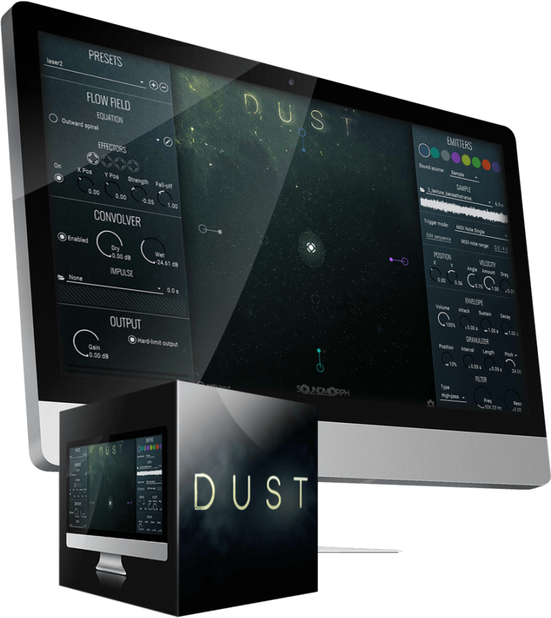 "dust Opens Up A World Of New Sonic Possibilities, - Soundmorph Dust Clipart (800x906), Png Download