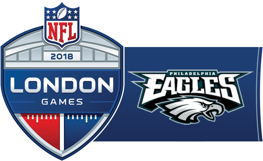 See The 2018 Superbowl Champions The Philadelphia Eagles - Nfl London Games 2019 Clipart (1018x631), Png Download
