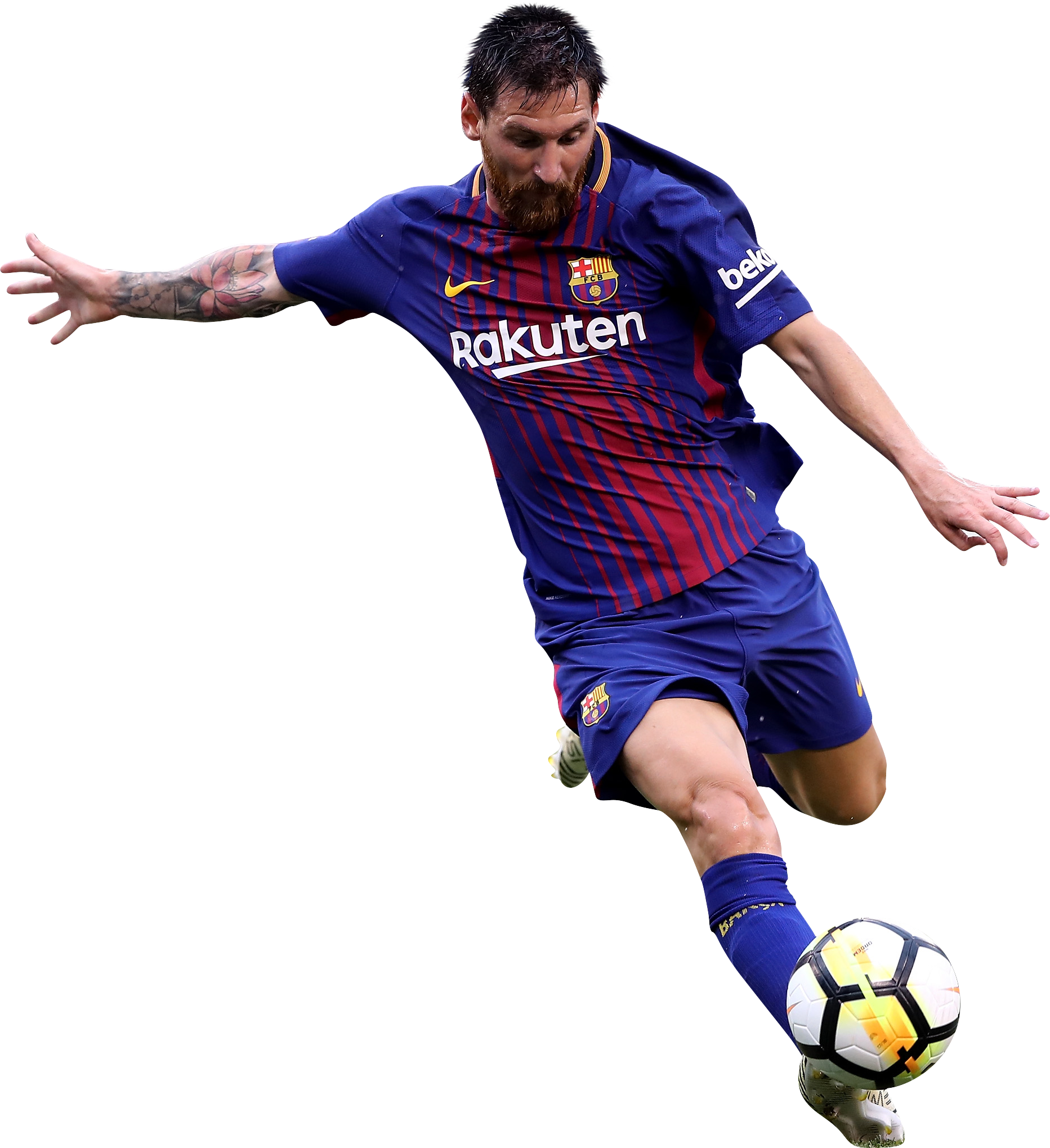 Lionel Messi Render - Football Player Messi Png Clipart (1865x2040), Png Download