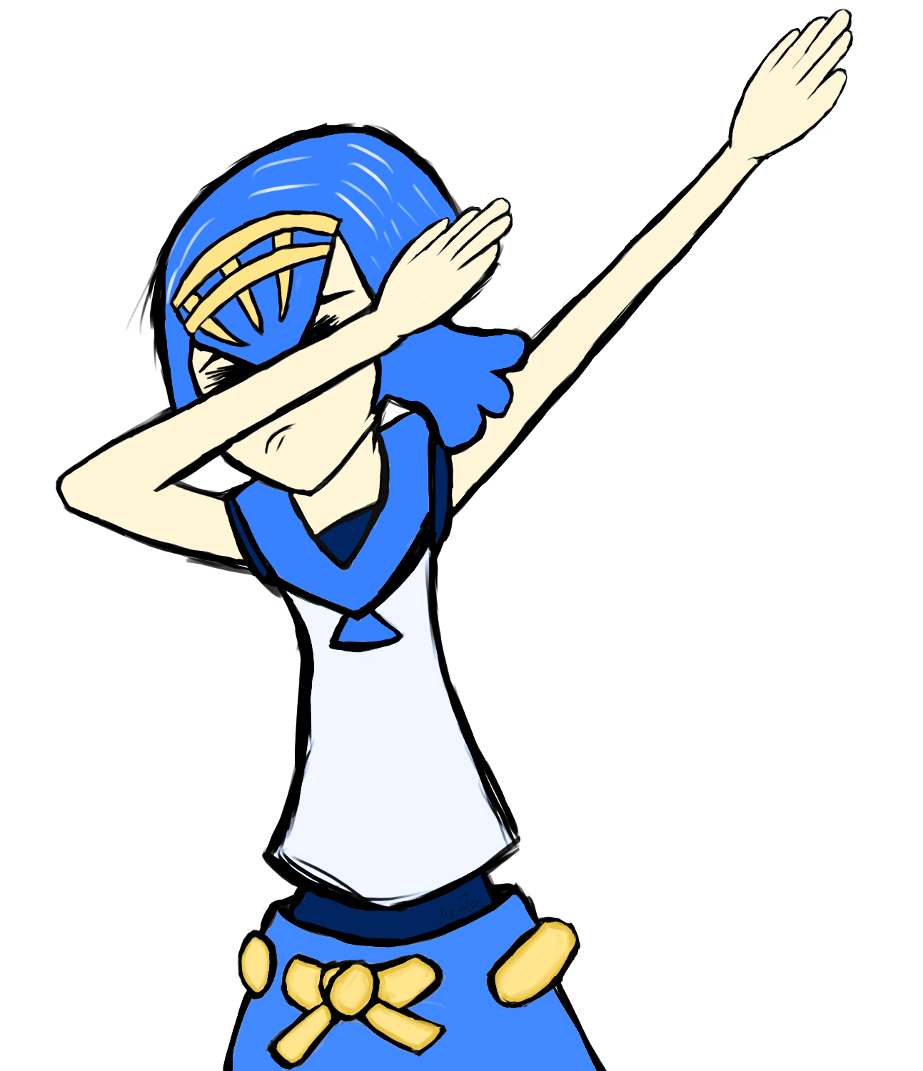 Dab - Thumb - - Cartoon Clipart (1500x1500), Png Download