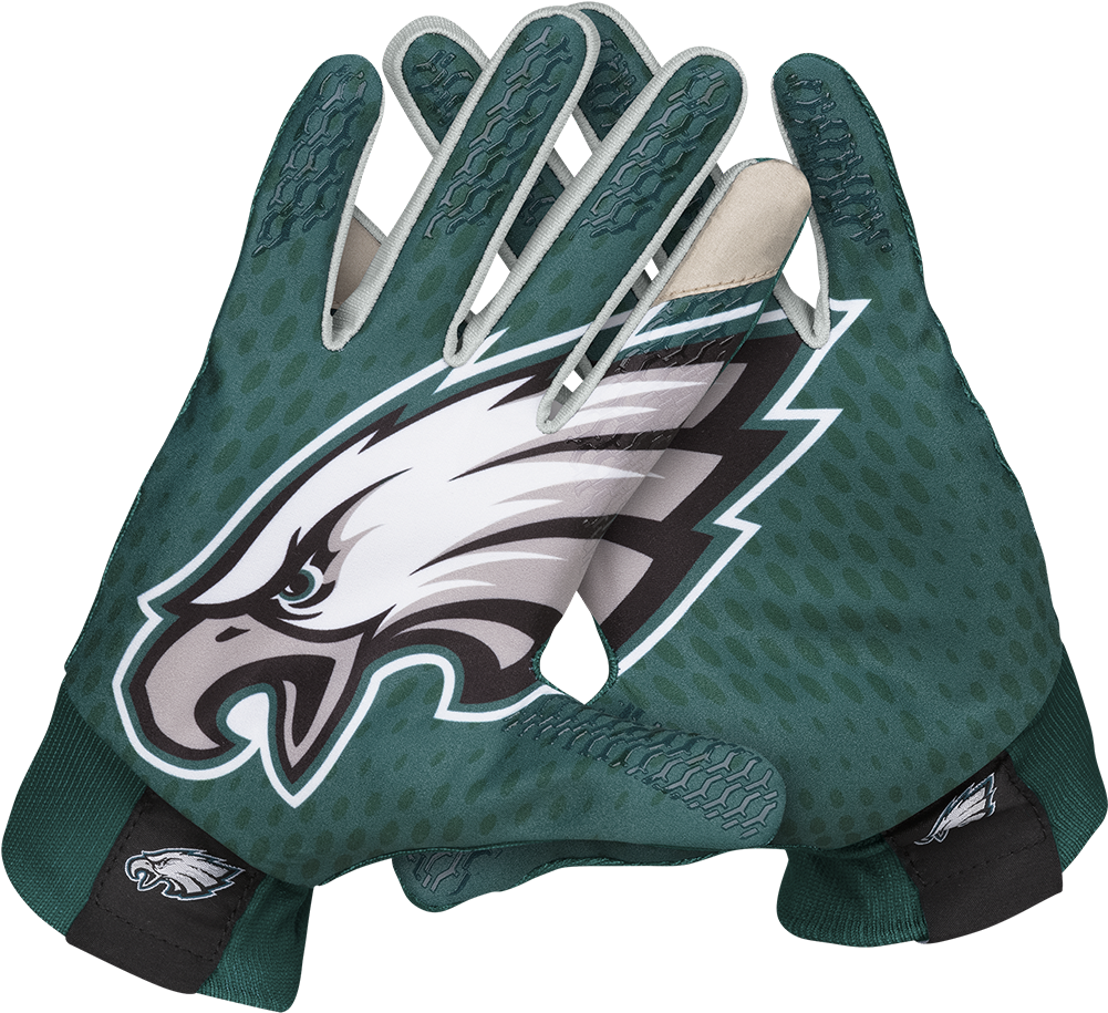 Gloves For The Fan Eagles Gear, Go Eagles, Fly Eagles - Philadelphia Eagles Gloves Clipart (1000x1000), Png Download