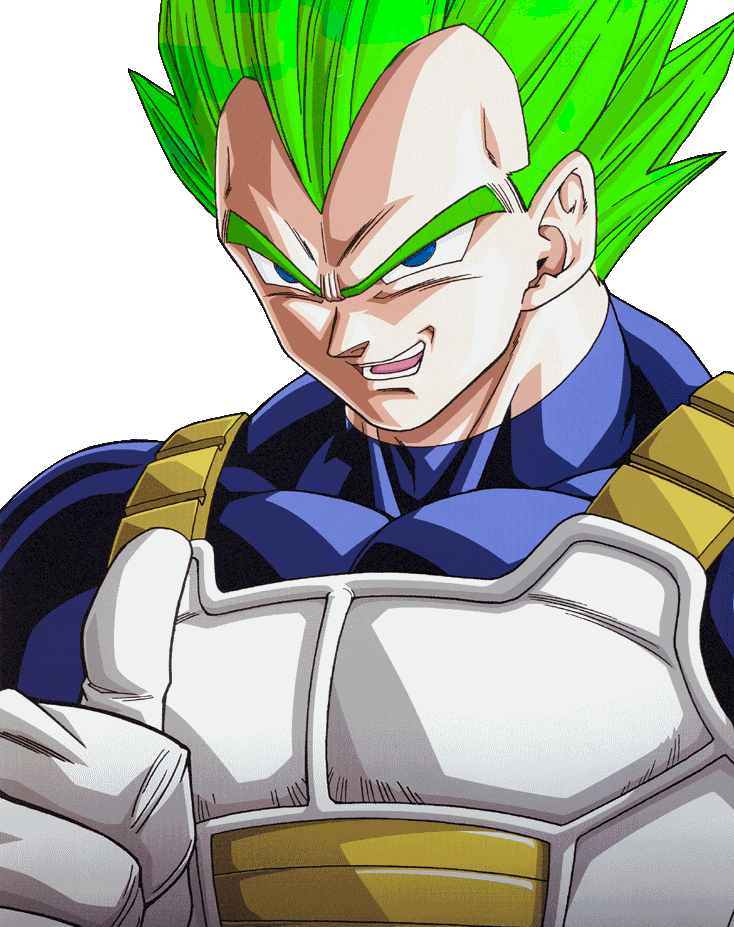 View Samegoogleiqdbsaucenao Green Hair Vegeta , Clipart (734x927), Png Download