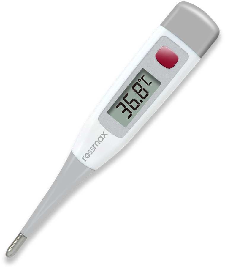 10 Seconds Measurement - Rossmax Thermometer Clipart (1000x1000), Png Download