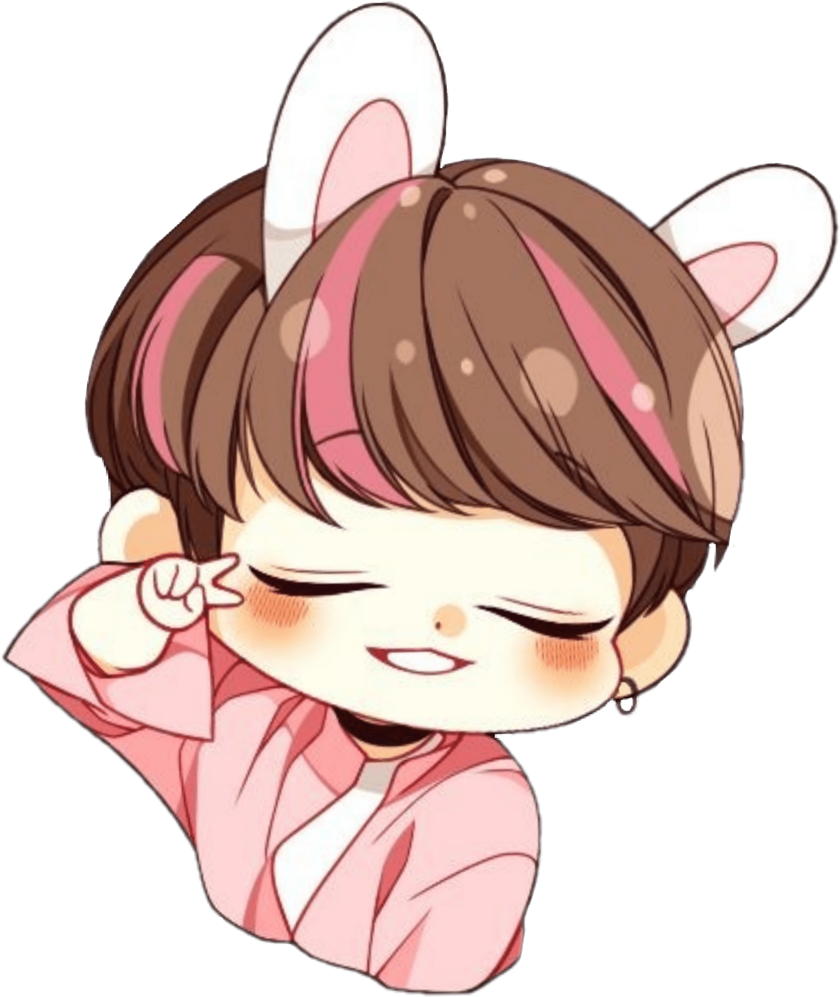 Bts Jungkook Cute Chibi Btsjungkook - Jungkook Chibi Bts Chibi Clipart (2289x2289), Png Download