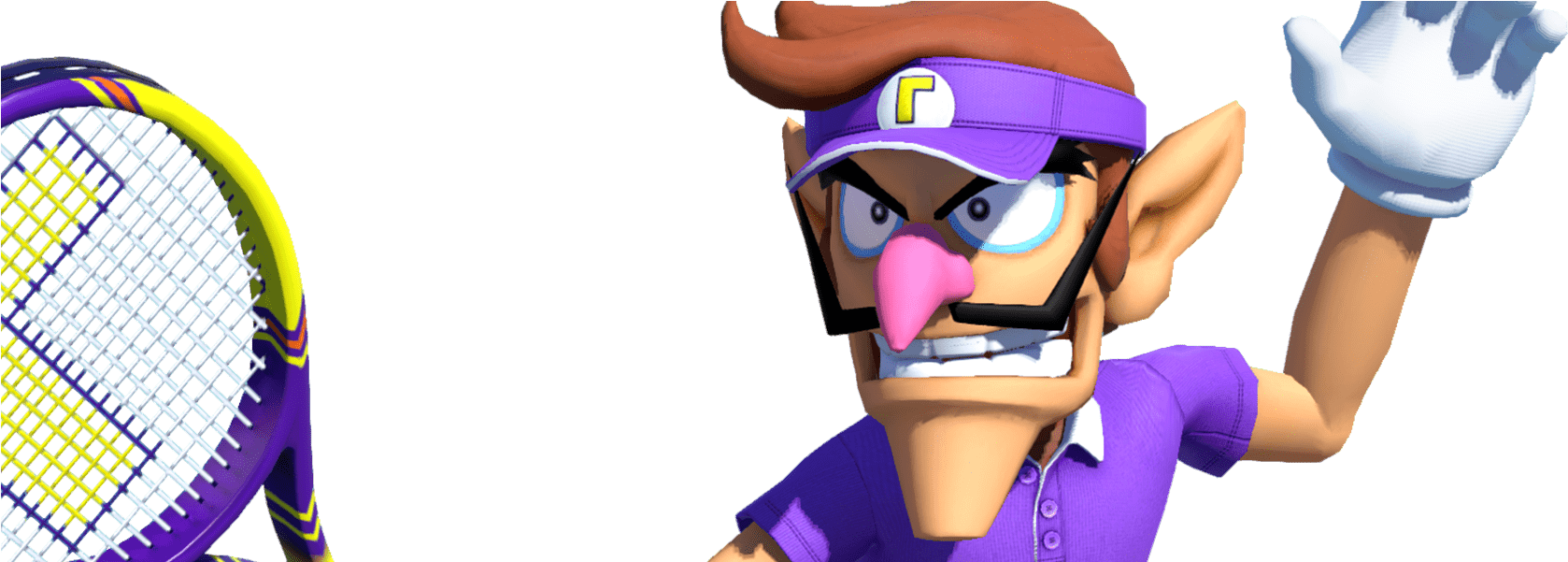 Waluigi - Waluigi Png Clipart (1920x600), Png Download
