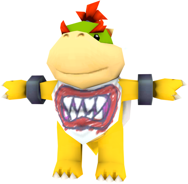 Download Zip Archive - Bowser Jr Clipart (654x640), Png Download