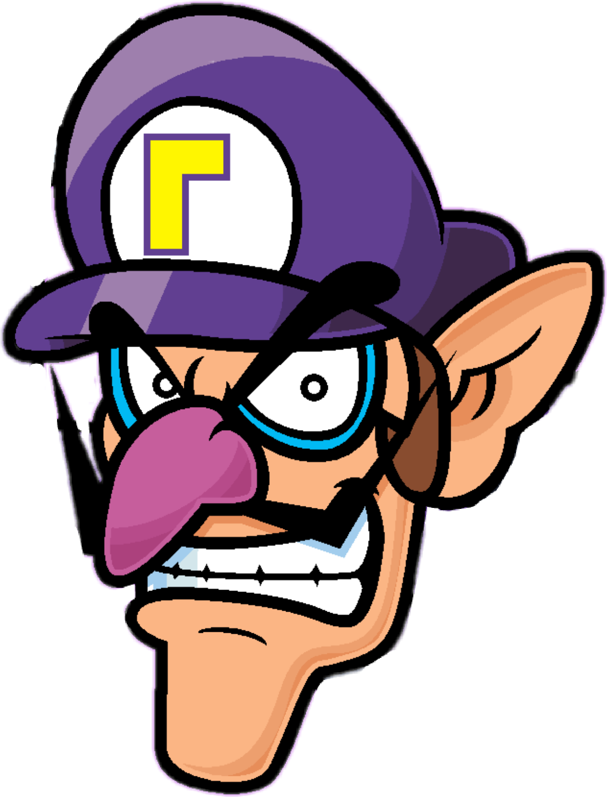 Waluigi Sad Clipart (2268x2268), Png Download