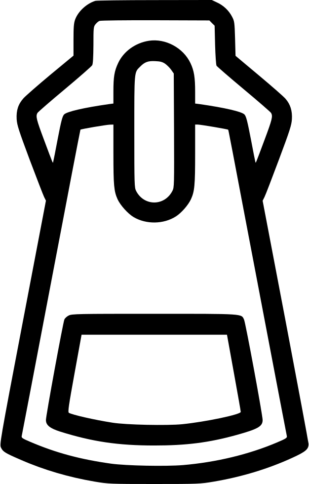 Png File - Svg Free Zipper Clipart (626x980), Png Download