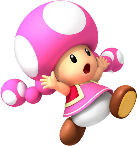 Toadette - Toadette Super Mario Clipart (563x599), Png Download