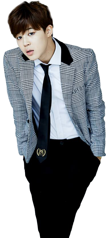 Park Jimin Png Clipart (372x831), Png Download