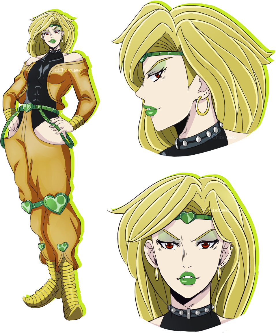 Whaddaya Mean This Isn't Ren X Weiss - Jojo's Bizarre Adventure Genderbent Clipart (1261x1193), Png Download