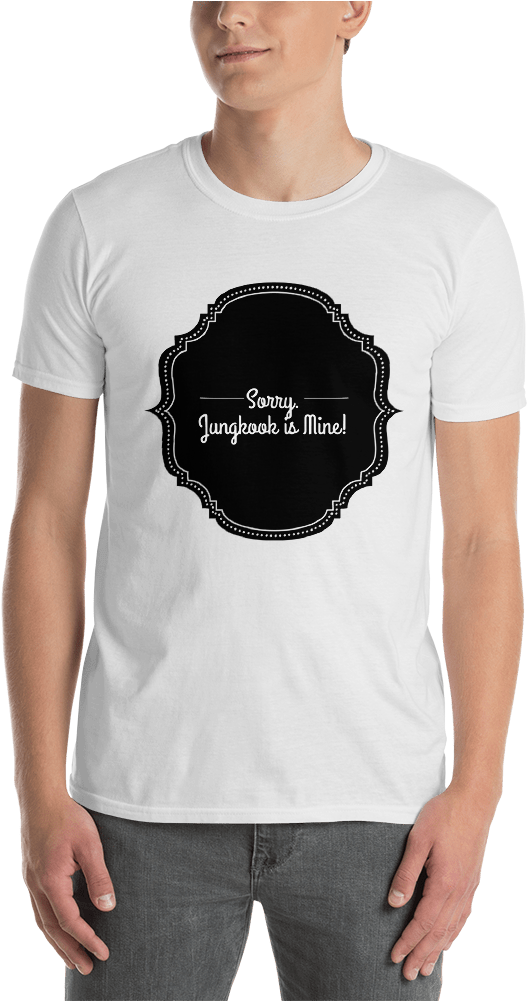 Jungkook Is Mine Unisex Short Sleeve T Shirt K Idol - Xxxtentacion Edit Clipart (1000x1000), Png Download